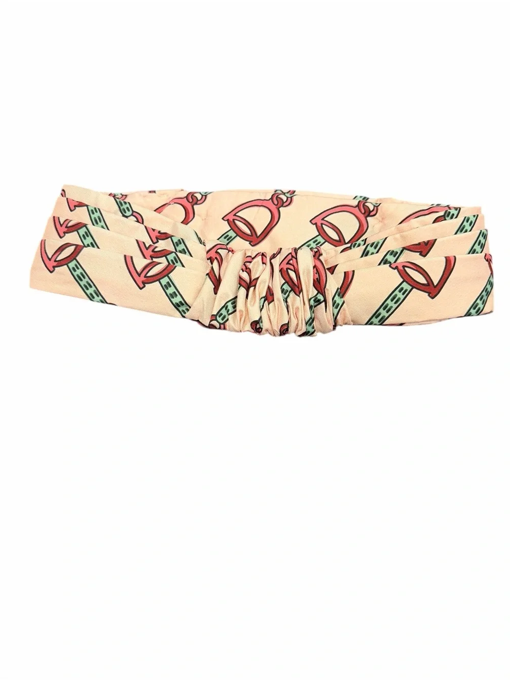 Gucci Pink Printed Silk Headband